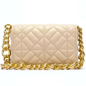 New Zara Quilted Chain Bag